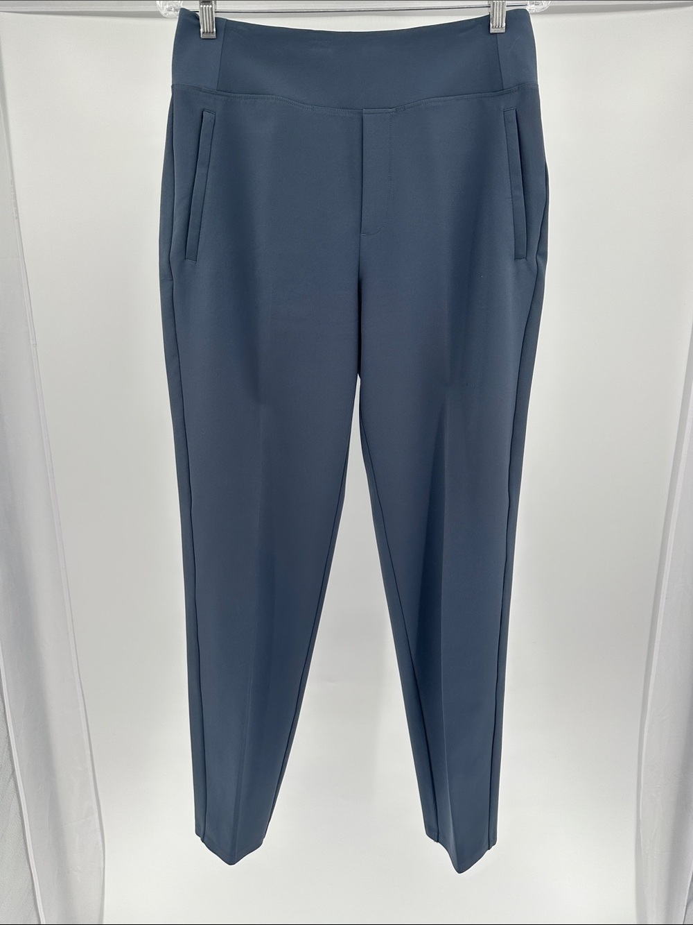 Athleta Slim Tapered Dress Pants in Slate Blue